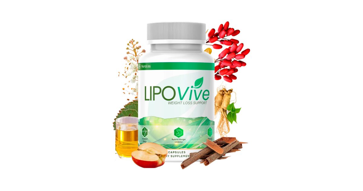 LipoVive supplement bottle product image